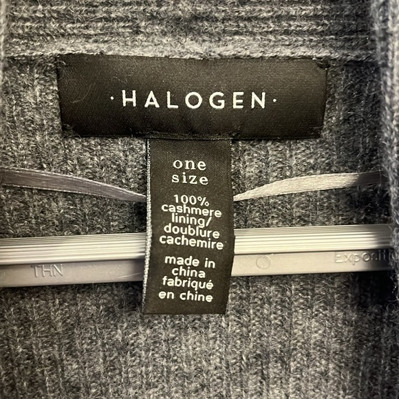 100% cashmere grey knee length vest - Picture 2 of 4